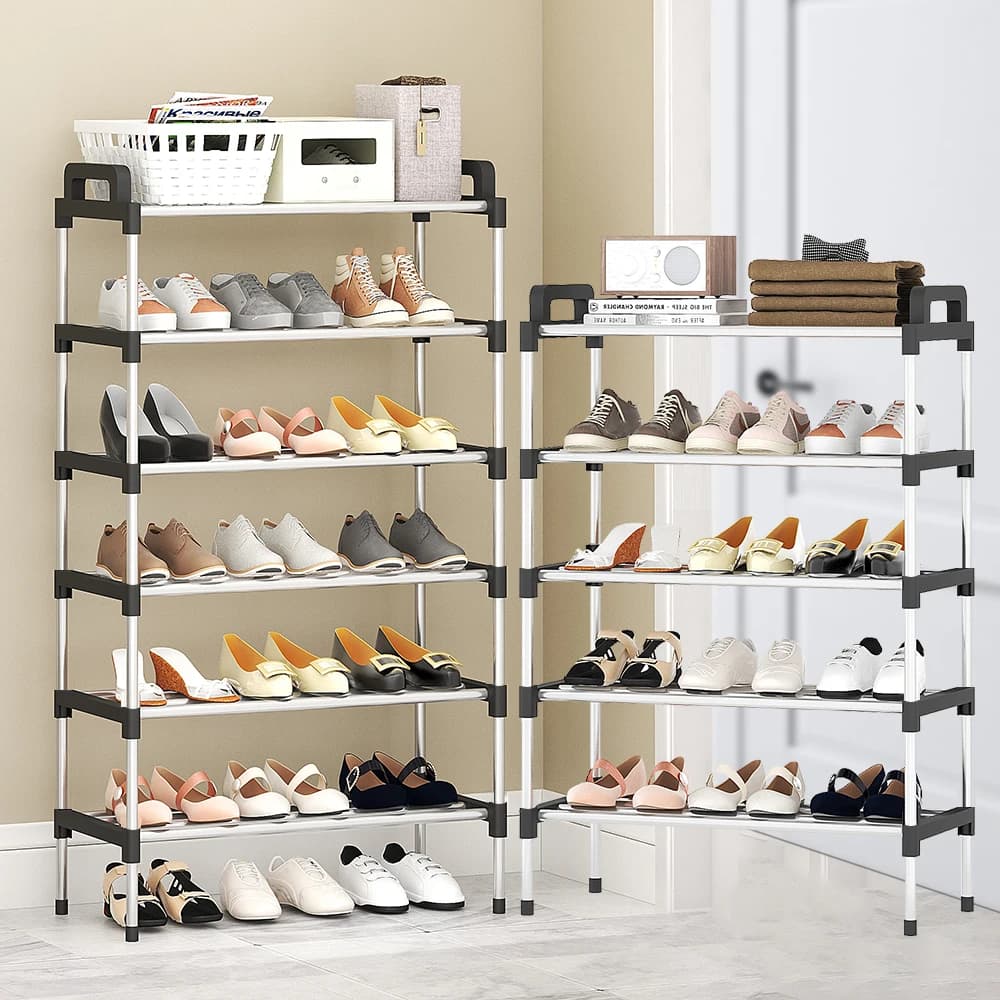 Multi-Purpose Space-Saving Shoe Rack Organizer