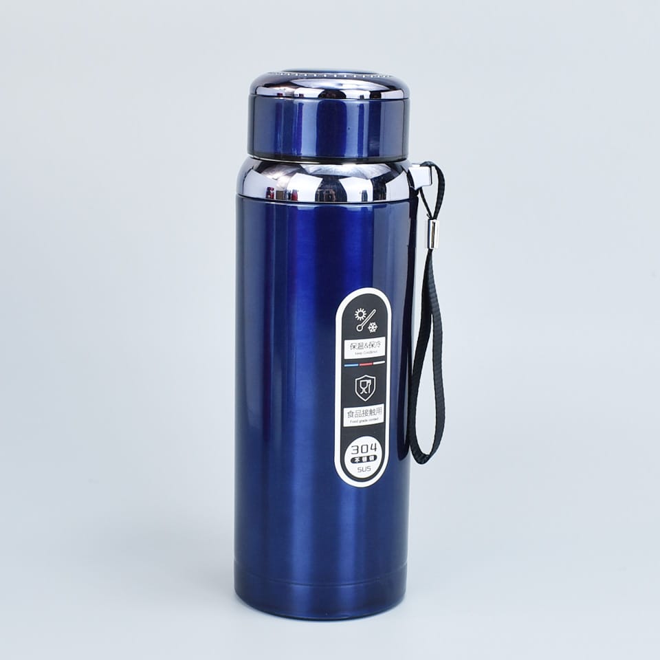 Stainless Steel Vacuum Insulated Thermos Bottle – Leakproof Water Bottle for Travel, Gym & Office