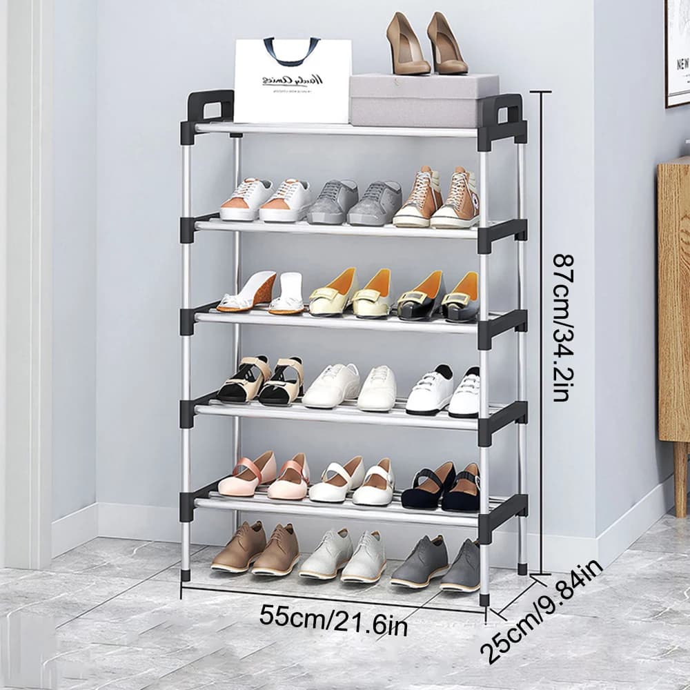 Multi-Purpose Space-Saving Shoe Rack Organizer