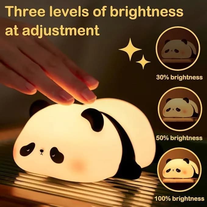 Cute & Luxury Panda Night Lamp - USB Rechargeable