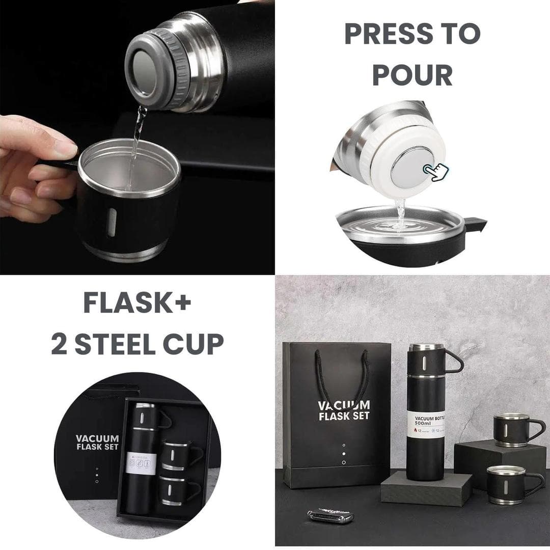 Premium Vacuum Flask Set - 500ml