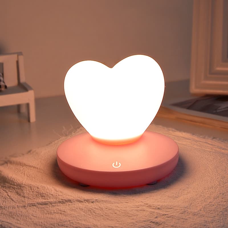 Heart shaped night lamp for Couples-Rechargeable