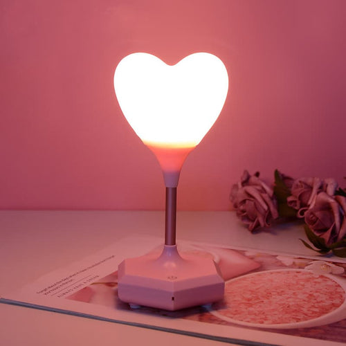 Heart shaped night lamp for Couples-Rechargeable