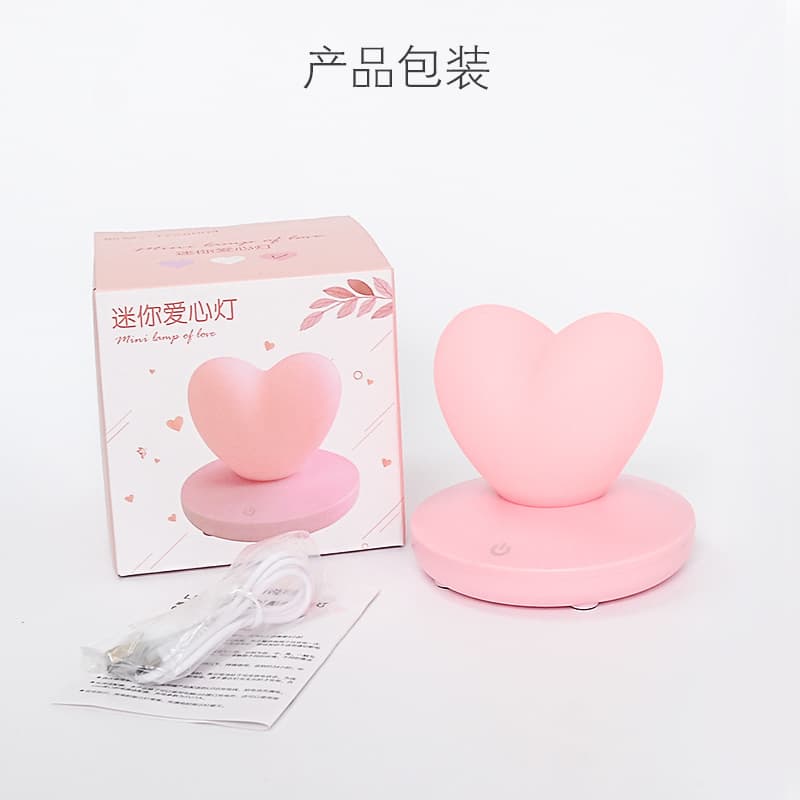 Heart shaped night lamp for Couples-Rechargeable