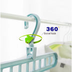 Multi-port Support Hanger Scarf Clothes Hangers Drying Rack