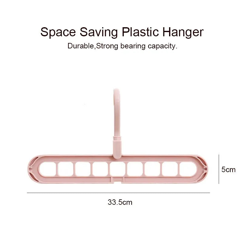 Multi-port Support Hanger Scarf Clothes Hangers Drying Rack
