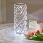 Premium Crystal Rose Diamond Lamp-with Remote & USB Rechargeable