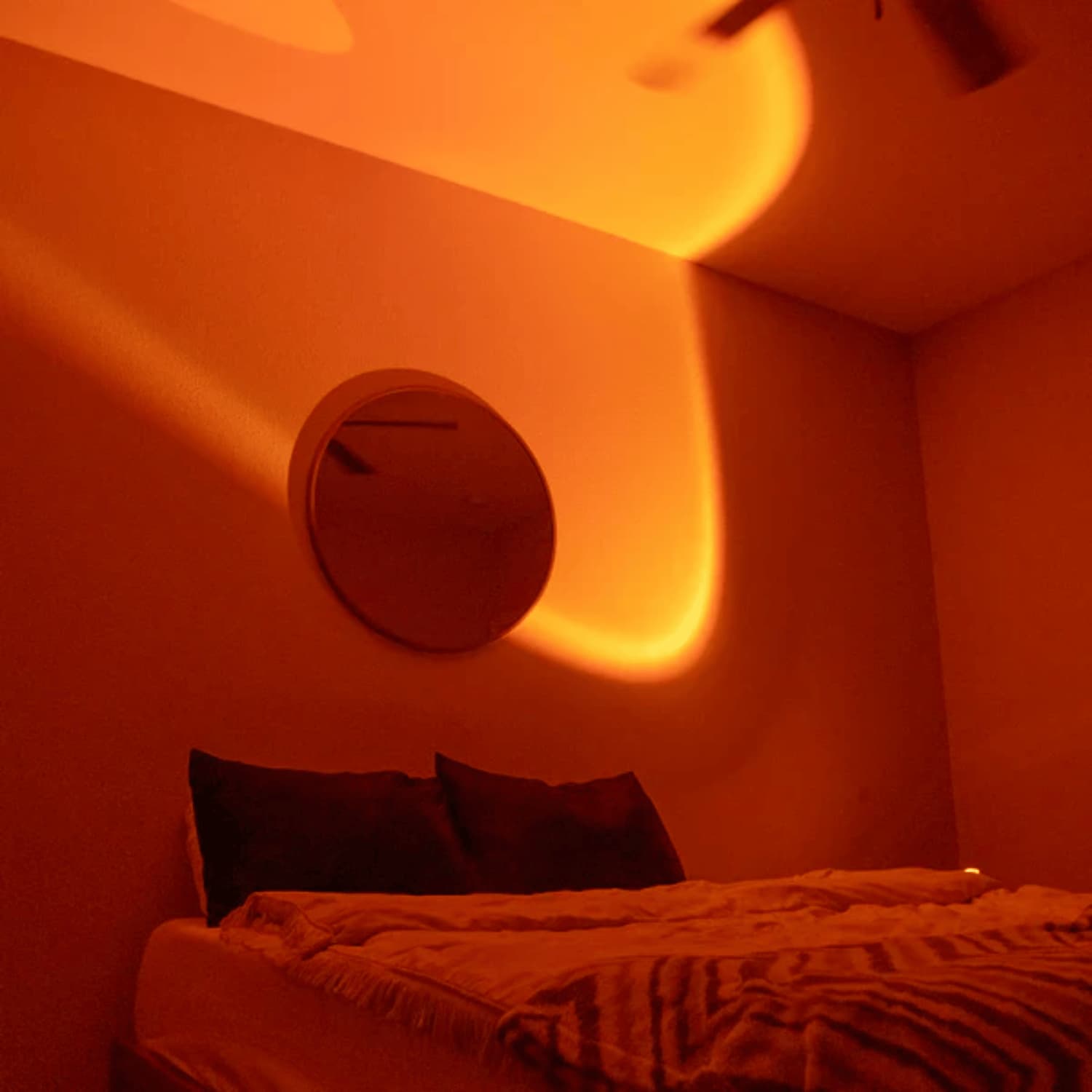 Rotating Sunset Projection Floor Table Lamp