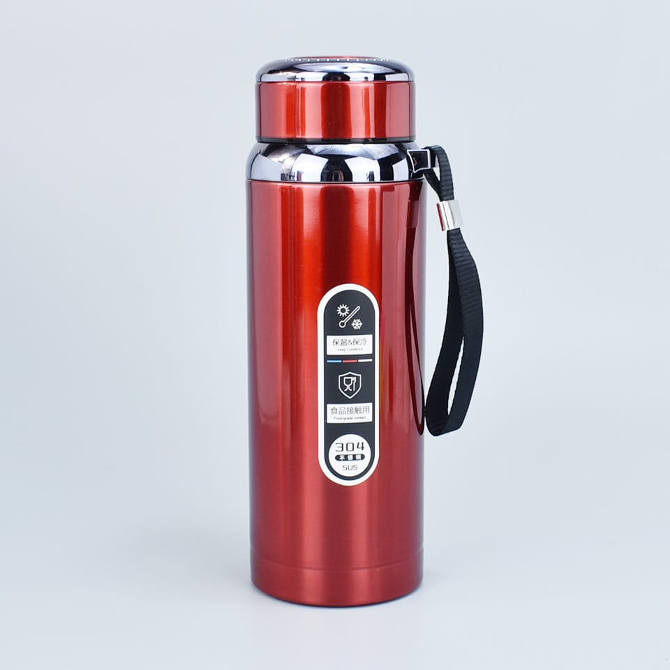 Stainless Steel Vacuum Insulated Thermos Bottle – Leakproof Water Bottle for Travel, Gym & Office