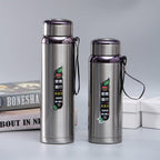 Stainless Steel Vacuum Insulated Thermos Bottle – Leakproof Water Bottle for Travel, Gym & Office