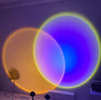 Rotating Sunset Projection Floor Table Lamp