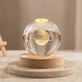 Luxury 3D Crystal Glow USB Lamp & USB Recharge