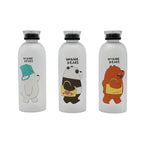 Cute We Bare Bears Frosted Glass Water Bottle